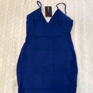 Mermaid royal blue dress